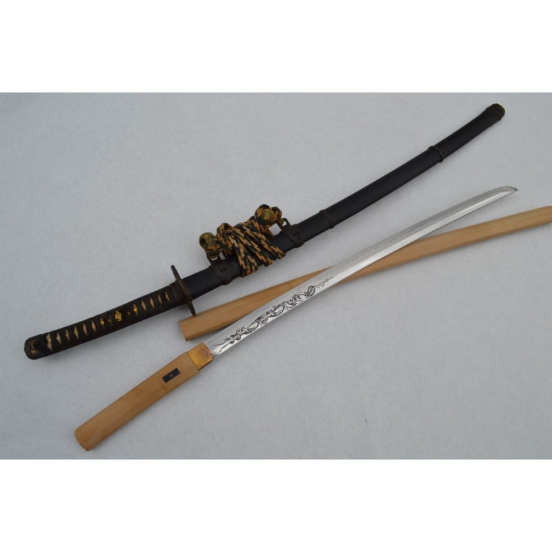 SHINTO TACHI KATANA DE GUERRE KASHU JU ISE DAIJO KANESHIGE Sabre Ja