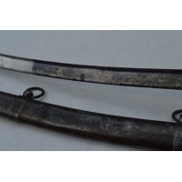 Armes Blanches SABRE DES OFFICIERS DE CHASSEUR A CHEVAL Modèle An IX 1802 en FER - FRANCE début du PREMIER EMPIRE {PRODUCT_REFER