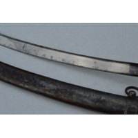 Armes Blanches SABRE DES OFFICIERS DE CHASSEUR A CHEVAL Modèle An IX 1802 en FER - FRANCE début du PREMIER EMPIRE {PRODUCT_REFER