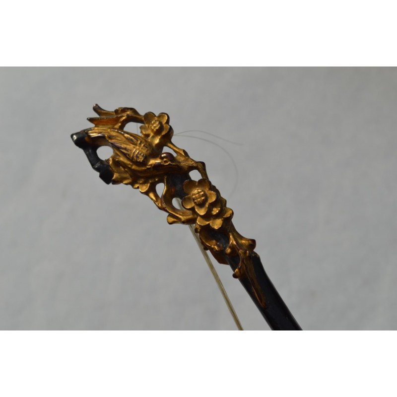 Arts & Armes du Japon ARCHET de KOKYU JAPONAIS Instrument à cordes - Japon Meiji  - 5