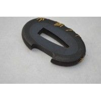 Art Japon TSUBA TANTO SHAKUDO et BAMBOU OR - JAPON EDO {PRODUCT_REFERENCE} - 6