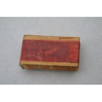 Cartouches anciennes de collection XIXÈ  BOITE MUNITION KOLIBRI PISTOLE 1913  en carton d'origine avec une cartouche 2.7mm - Aut