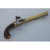 Archives  PISTOLET QUEEN ANN A SILEX DE MARINE BRITANNIQUE A BAIONNETTE LANCANTE vers 1720 1730 WILSON MINORIES LONDON - GB débu