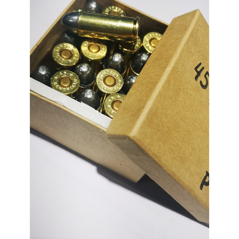 Munitions  45 Schofield Boite 25 Munitions cartouches Poudre Noire Actuelles {PRODUCT_REFERENCE} - 1