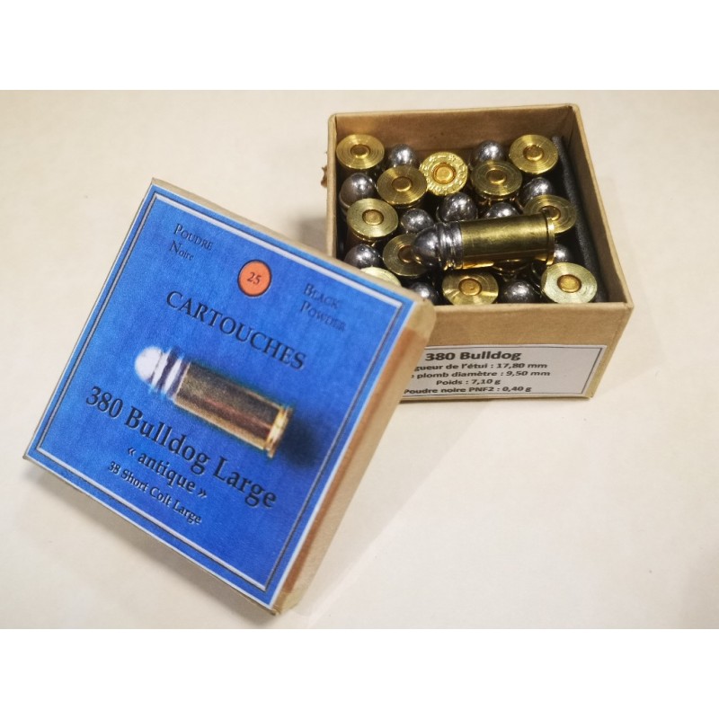 Boite munition 25 cartouches calibre 380 Boite munition 25 cartouches calibre 380