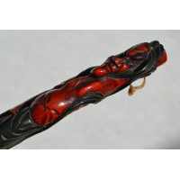 Art du Japon TANTO JAPON XIXè à FIGUE DE NIO EN BOIS LAQUE {PRODUCT_REFERENCE} - 21