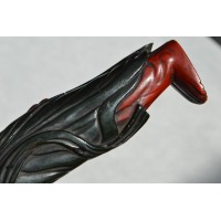 Art du Japon TANTO JAPON XIXè à FIGUE DE NIO EN BOIS LAQUE {PRODUCT_REFERENCE} - 25