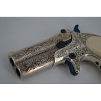 Armes de Poing PISTOLET REMINGTON DOUBLE DERRINGER LUXE Gravé Argenté Calibre 41 RIMFIRE - US XIXè {PRODUCT_REFERENCE} - 17