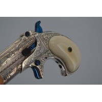 Armes de Poing PISTOLET REMINGTON DOUBLE DERRINGER LUXE Gravé Argenté Calibre 41 RIMFIRE - US XIXè {PRODUCT_REFERENCE} - 18