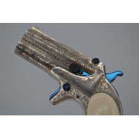 Armes de Poing PISTOLET REMINGTON DOUBLE DERRINGER LUXE Gravé Argenté Calibre 41 RIMFIRE - US XIXè {PRODUCT_REFERENCE} - 14