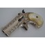 PISTOLET REMINGTON DOUBLE DERRINGER LUXE Argenté Calibre 41 RIMFIRE - US XIXè