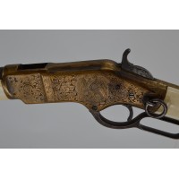 Archives  WINCHESTER 1866 YELLOW BOY CARABINE DE SELLE GRAVURE NIMCHKE AIGLE MEXICAIN Calibre 44 RF de 1870 - USA XIXè {PRODUCT_