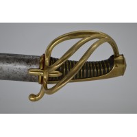 Armes Blanches SABRE OFFICIER CAVALERIE OFFICIER par la MANUFACTURE A VERSAILLES Modèle An IX - FRANCE DIRECTOIRE / 1er EMPIRE {