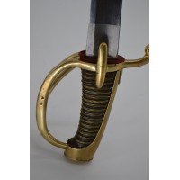 Armes Blanches SABRE OFFICIER CAVALERIE OFFICIER par la MANUFACTURE A VERSAILLES Modèle An IX - FRANCE DIRECTOIRE / 1er EMPIRE {