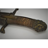 Armes Blanches SABRE DU CHEF DE BRIGADE DUPLESSIS 7e HUSSARD BATAILLE de BYR EL BAR EGYPTE 2 Avril 1799 - France Directoire Cons