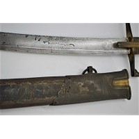 Armes Blanches SABRE DU CHEF DE BRIGADE DUPLESSIS 7e HUSSARD BATAILLE de BYR EL BAR EGYPTE 2 Avril 1799 - France Directoire Cons