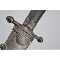 Armes Blanches GRAND SABRE VENERIE DAGUE DE CHASSE ROYALE  VIVE LE ROY LOUIS XV vers 1760   94 CM  -  France Ancienne Monarchie 