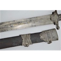 Armes Blanches GRAND SABRE VENERIE DAGUE DE CHASSE ROYALE  VIVE LE ROY LOUIS XV vers 1760   94 CM  -  France Ancienne Monarchie 