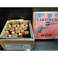 Munitions  BOITE 25 CARTOUCHES CALIBRE 45 Long Colt MUNITION 45LC poudre noire {PRODUCT_REFERENCE} - 1