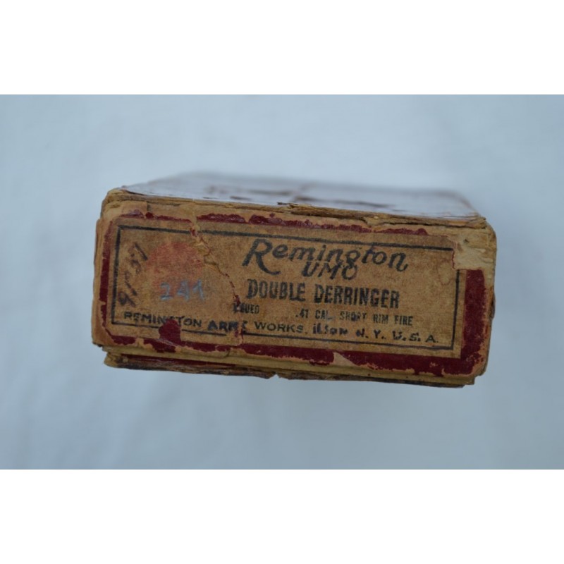 BOITE CARTON POUR DOUBLE DERRINGER Cal 41RF - US XIXè BOITE CARTON POUR DOUBLE DERRINGER Cal 41RF - US XIXè