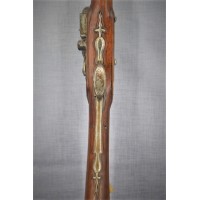 Armes Longues LONG FUSIL à SILEX OFFICIER DE LA MILICE modèle 1754-59 GRILLET A CHALON - FRANCE GUERRE de 7ANS 1756 -1763 {PRODU