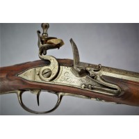 Armes Longues LONG FUSIL à SILEX OFFICIER DE LA MILICE modèle 1754-59 GRILLET A CHALON - FRANCE GUERRE de 7ANS 1756 -1763 {PRODU