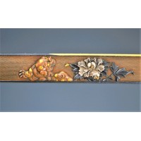 Arts & Armes du Japon KOZUKA SHAKUDO CUIVRE ARGENT & OR  SHISHI - PIVOINE Superbe Qualité Signé - JAPON EDO PERIOD {PRODUCT_REFE