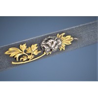 Arts & Armes du Japon KOZUKA SHAKUDO SHIBUCHI PIVOINE ARGENT & OR - JAPON EDO PERIOD {PRODUCT_REFERENCE} - 2