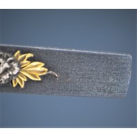 Arts & Armes du Japon KOZUKA SHAKUDO SHIBUCHI PIVOINE ARGENT & OR - JAPON EDO PERIOD {PRODUCT_REFERENCE} - 4