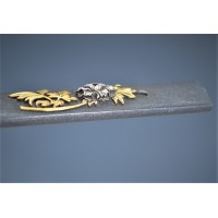 Arts & Armes du Japon KOZUKA SHAKUDO SHIBUCHI PIVOINE ARGENT & OR - JAPON EDO PERIOD {PRODUCT_REFERENCE} - 5