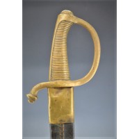 Marine Militaire Très Rare SABRE BRIQUET INFANTERIE DE MARINE MILITAIRE MODÈLE de l'An IX / 1801-1802   France Premier Empire  -