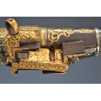 Archives  EXCEPTIONNEL PISTOLET DE LUXE A SILEX CAUCASIEN COSAQUE RUSSE 1870 DAMAS OR ARGENT {PRODUCT_REFERENCE} - 10