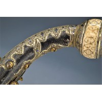 Archives  EXCEPTIONNEL PISTOLET DE LUXE A SILEX CAUCASIEN COSAQUE RUSSE 1870 DAMAS OR ARGENT {PRODUCT_REFERENCE} - 21