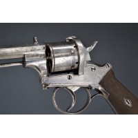 Armes de Poing GRAND REVOLVER FRANCOTTE 1858 type LEFAUCHAUX Calibre 12mm à Broche -  BELGIQUE XIXè {PRODUCT_REFERENCE} - 3