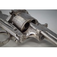 Armes de Poing GRAND REVOLVER FRANCOTTE 1858 type LEFAUCHAUX Calibre 12mm à Broche - BELGIQUE XIXè {PRODUCT_REFERENCE} - 5