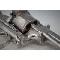 Armes de Poing GRAND REVOLVER FRANCOTTE 1858 type LEFAUCHAUX Calibre 12mm à Broche -  BELGIQUE XIXè {PRODUCT_REFERENCE} - 5