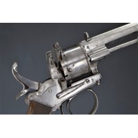 Armes de Poing GRAND REVOLVER FRANCOTTE 1858 type LEFAUCHAUX Calibre 12mm à Broche -  BELGIQUE XIXè {PRODUCT_REFERENCE} - 6