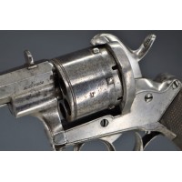 Armes de Poing GRAND REVOLVER AUGUSTE FRANCOTTE 1858 type LEFAUCHAUX Calibre 12mm à Broche -  BELGIQUE XIXè {PRODUCT_REFERENCE} 