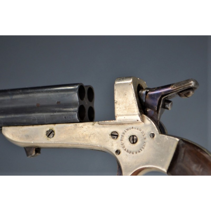 Armes de Poing PISTOLET SHARPS 1859 par TIPPING & LAWDEN Calibre 32 Annulaire court - GB XIXè {PRODUCT_REFERENCE} - 13