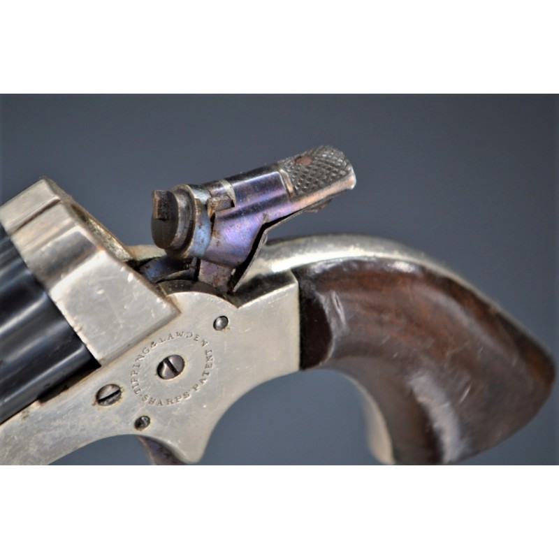 Armes de Poing PISTOLET SHARPS 1859 par TIPPING & LAWDEN Calibre 32 Annulaire court - GB XIXè {PRODUCT_REFERENCE} - 7