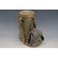 Archives  BOITIER DE MASQUE ANTI GAZ CAMOUFLAGE TROIS TONS - ALLEMAGNE WW2 {PRODUCT_REFERENCE} - 15