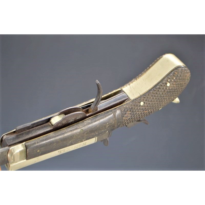 Handguns COUTEAU PISTOLET CALIBRE 6mm Annulaire - Angleterre XIXè {PRODUCT_REFERENCE} - 10