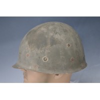 Militaria CASQUE modèle M1 A1 WW2 LINER CROIX LORRAINE - USA 2e Guerre Mondiale {PRODUCT_REFERENCE} - 6