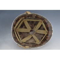 Militaria CASQUE modèle M1 A1 WW2 LINER CROIX LORRAINE - USA 2e Guerre Mondiale {PRODUCT_REFERENCE} - 9