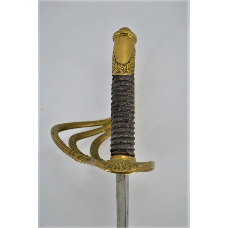 Armes Blanches SABRE DE DRAGON 1854 OFFICIER LAME PREVAL TRIANGULAIRE {PRODUCT_REFERENCE} - 17