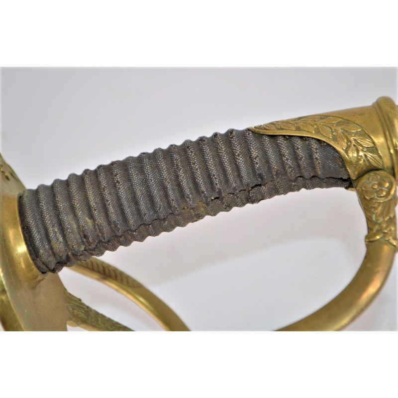 Armes Blanches SABRE DE DRAGON 1854 OFFICIER LAME PREVAL TRIANGULAIRE {PRODUCT_REFERENCE} - 5