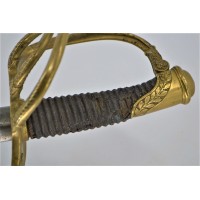 Armes Blanches SABRE DE CAVALERIE CUIRASSIERS DRAGONS  MODELE 1854  M 1882 OFFICIER LAME PREVAL TRIANGULAIRE - FRANCE XIXè {PROD