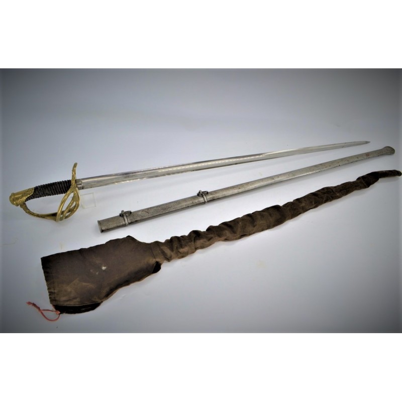 Armes Blanches SABRE DE DRAGON 1854 OFFICIER LAME PREVAL TRIANGULAIRE {PRODUCT_REFERENCE} - 7