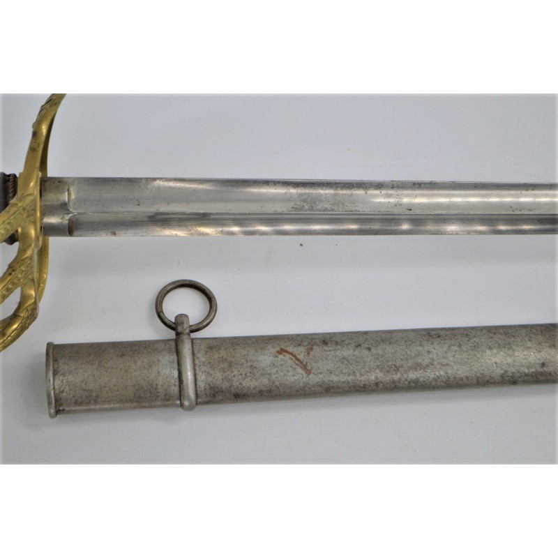Armes Blanches SABRE DE DRAGON 1854 OFFICIER LAME PREVAL TRIANGULAIRE {PRODUCT_REFERENCE} - 10