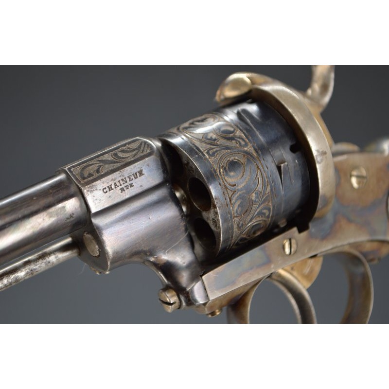 REVOLVER CHAINEUX Breveté Calibre 9mm A Broche REVOLVER CHAINEUX Breveté Calibre 9mm A Broche